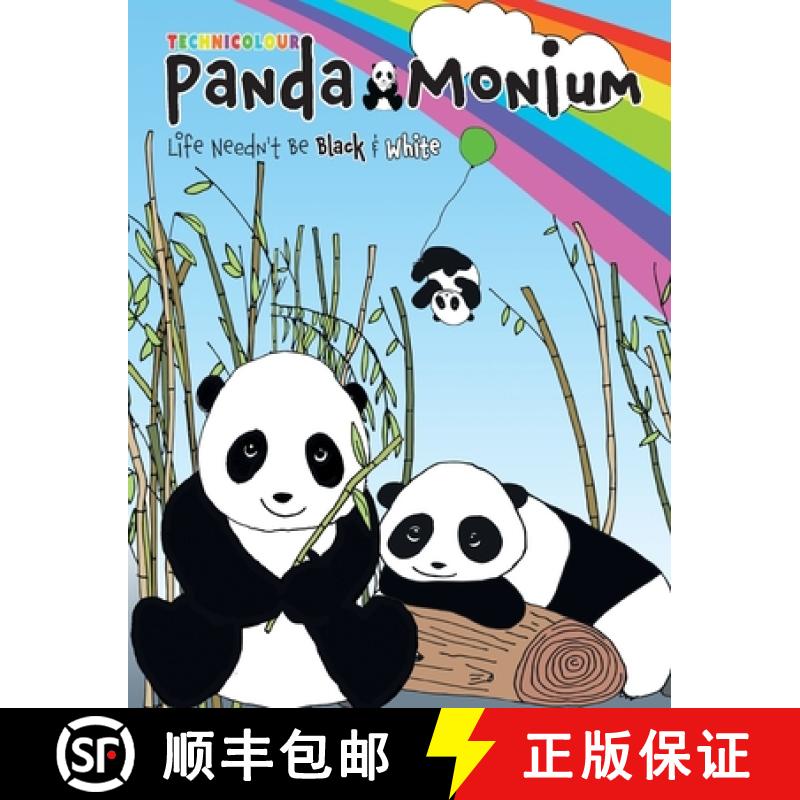 【4周达】Technicolour Panda Monium Colouring Book: Life Needn't Be Black & White [9781912155958]