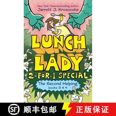 【3-4周达】The Second Helping (Lunch Lady Books 3 & 4): The Author Visit Vendetta and the Summer Camp... [9780593377437]