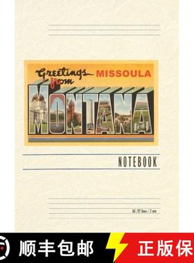 预订 Vintage Lined Notebook Greetings from Missoula, Montana [9798385428854]