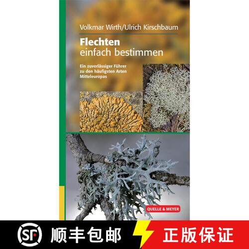 预订 精装 Flechten Einfach Bestimmen: Ein Zuverlässiger Führer zu den häufigsten Arten Mitteleurop... [9783494015385]