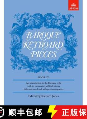 【3-4周达】Baroque Keyboard Pieces, Book IV (moderately difficult) [9781854724618]