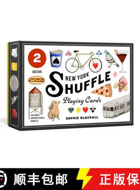 【3-4周达】New York Shuffle Playing Cards: Two Standard Decks [9780525573685]
