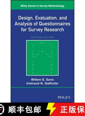 【3-4周达】Design, Evaluation, And Analysis Of Questionnaires For Survey Research, Second Edition [Wi... [9781118634615]