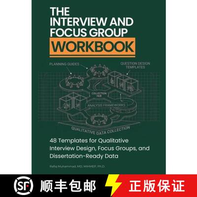 【3-4周达】The Interview and Focus Group Workbook: 48 Templates for Qualitative Interview Design, Foc... [9789199132211]