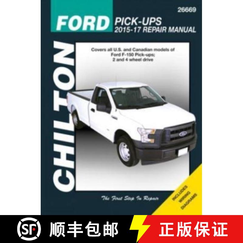 【3-4周达】Ford F-150 Pick-ups ('15-'17) (Chilton) [9781620923092]