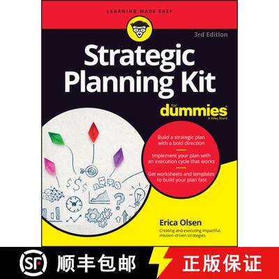 【3-4周达】Strategic Planning Kit For Dummies, 3rd Edition [9781394157969]