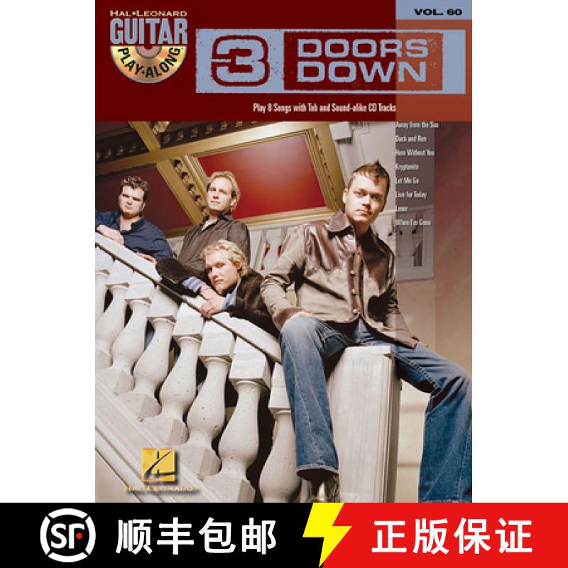 预订 GPA VOL 60 3 DOORS DOWN GTR BKCD [9781423407959]