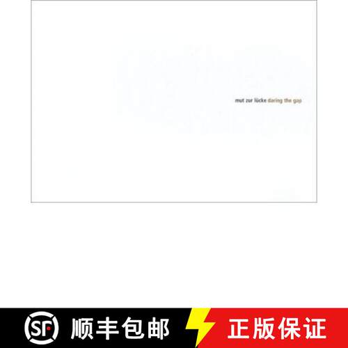 【3-4周达】精装 Daring the Gap [9783932565229]