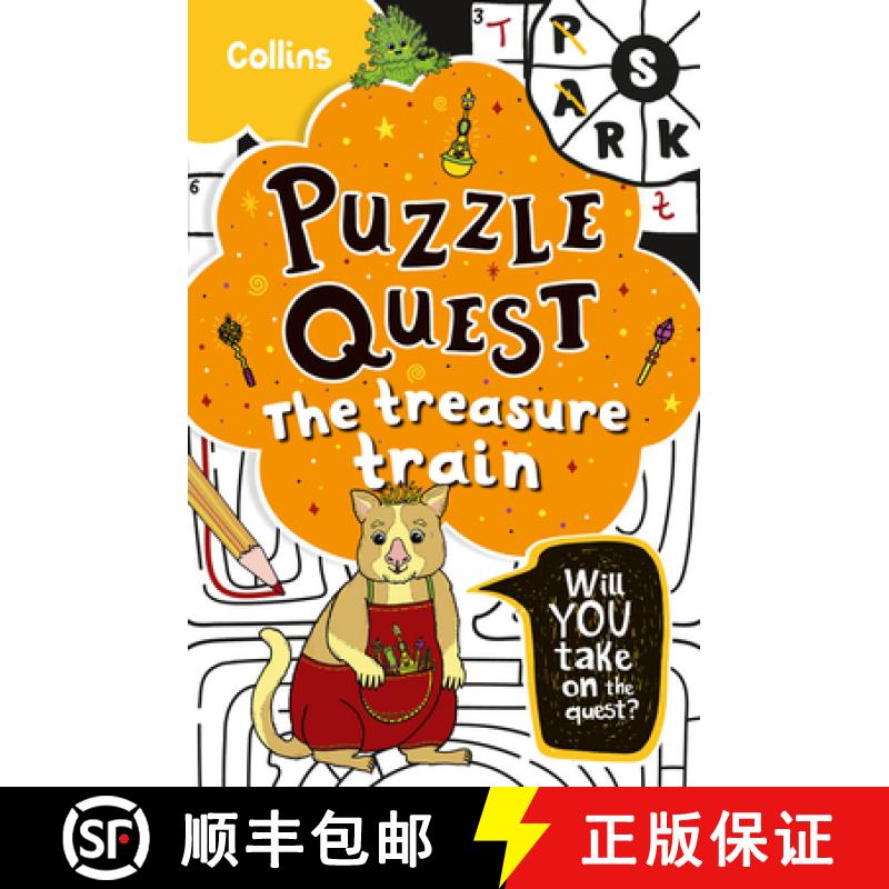 【3-4周达】Treasure Train: Solve More Than 100 Puzzles in This Adventure Story for Kids Aged 7+ [9780008599553]