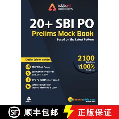 【3-4周达】SBI PO 2019 Prelims Mocks Papers (English Printed Edition) SBI Special [9789388964500]