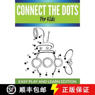 【3-4周达】Connect The Dots For Kids: Easy Play and Learn Edition [9781681450605]