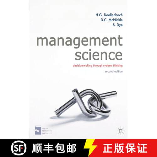 【3-4周达】Management Science : Decision-making through systems thinking [9780230316478]
