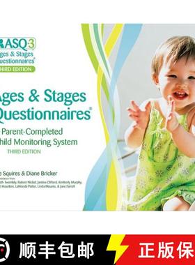 【3-4周达】Ages & Stages Questionnaires (R) (ASQ (R)-3): Questionnaires (English): A Parent-Completed... [9781598570021]