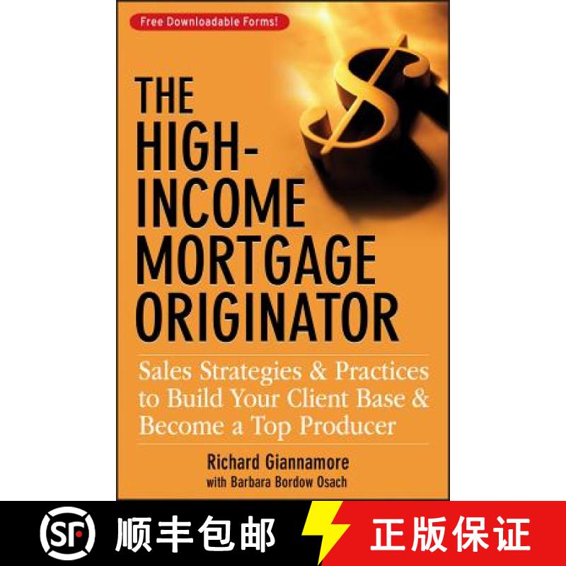 【3-4周达】High-Income Mortgage Originator - Sales Strategies and Practices to Build Your Client Base... [9780470137314]