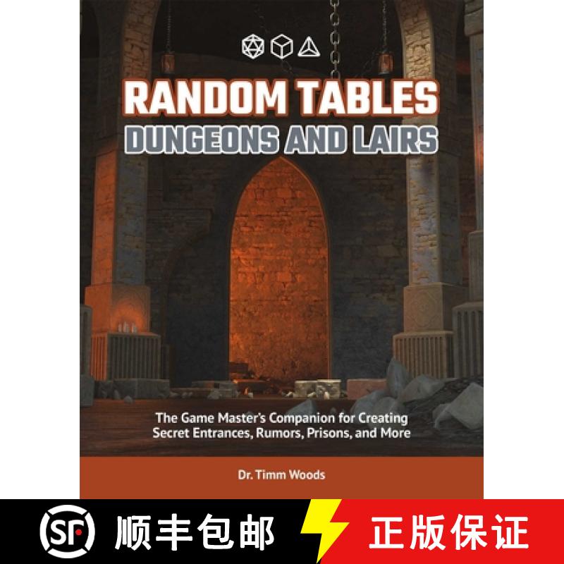 【3-4周达】Random Tables: Dungeons and Crypts: The Game Master's Companion for Creating Monsters, Puz... [9781646043514]