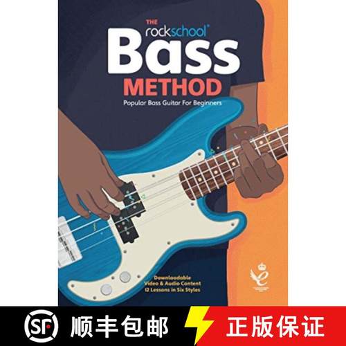【3-4周达】Rockschool Bass Method: Popular Bass Guitar for Beginners [9781789361315]