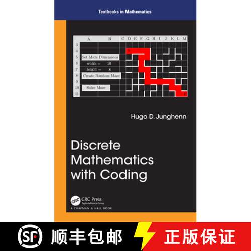 【3-4周达】精装 Discrete Mathematics with Coding [9781032398525]