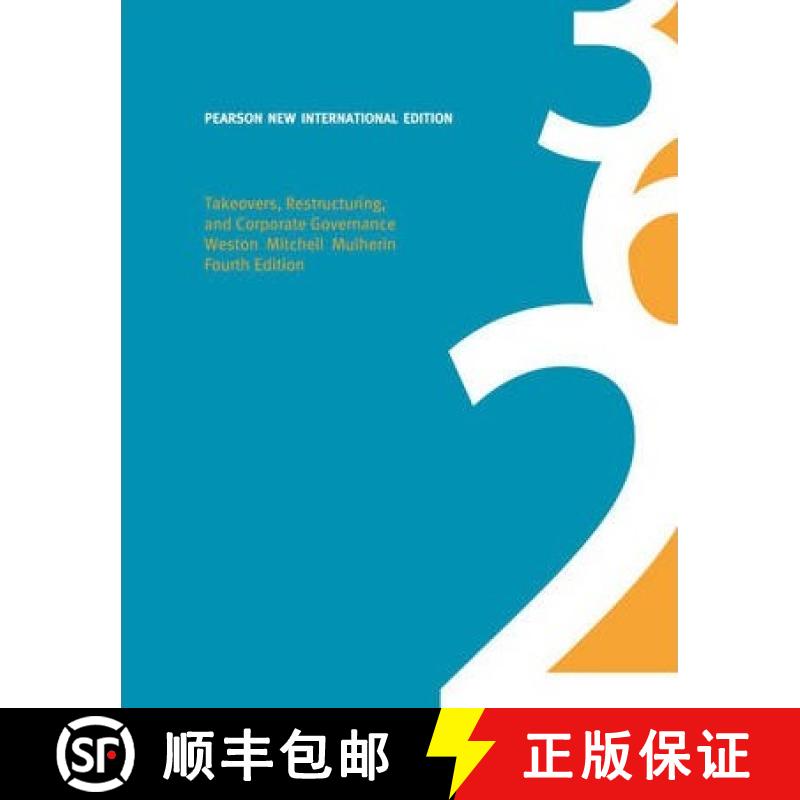 【3-4周达】Takeovers, Restructuring, and Corporate Governance: Pearson New International Edition [9781292020860]