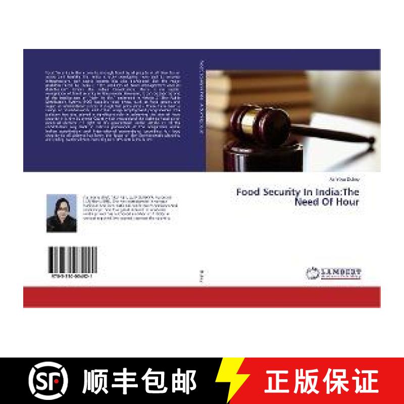 预订 Food Security In India:The Need Of Hour [9783330034921]