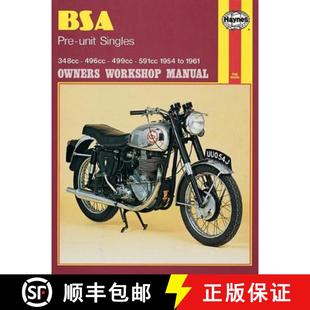 【3-4周达】BSA Pre-Unit Singles Owners Workshop Manual, No. 326: 54-61 [9780856963261]