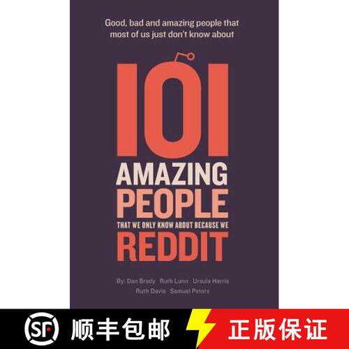 【3-4周达】精装 101 amazing people that we only know about because we reddit [9781910223291]