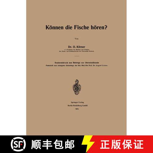 【3-4周达】Können die Fische hören? [9783662389157]
