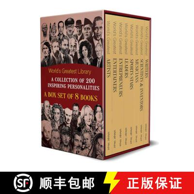 预订 World's Greatest Library : A Collection of 200 Inspiring Personalities: Boxset of 8 Biographies [9789390093960]