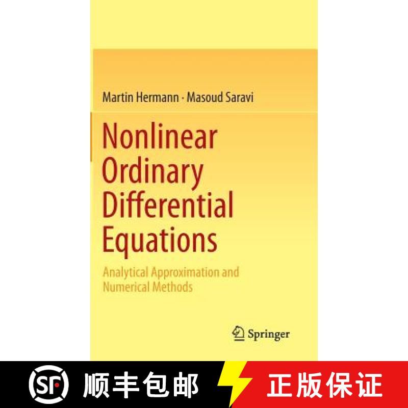 【3-4周达】Nonlinear Ordinary Differential Equations : Analytical Approximation and Numerical Methods [9788132228103]