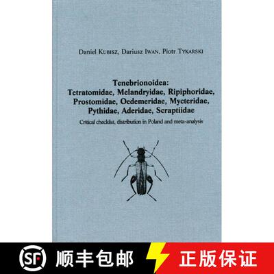 预订 Coleoptera Poloniae, Volume 2: Tenebrionoidea (Tetratomidae, Melandryidae, Ripiphoridae, Prostom... [9788393510795]
