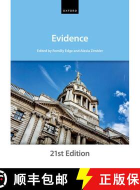 【3-4周达】Evidence 21st Edition [9780192857934]