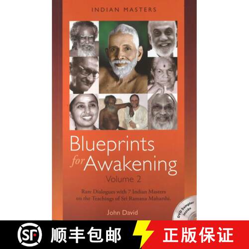 【3-4周达】Blueprints for Awakening -- Indian Masters (Volume 2): Rare Dialogues with 7 Indian Master... [9780957462748]
