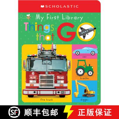 【3-4周达】My First Things That Go: Scholastic Early Learners (My First Learning Library) [9781338776324]