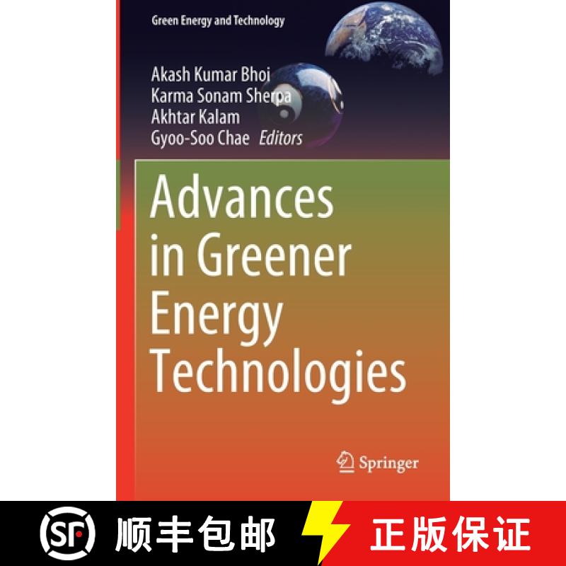【3-4周达】Advances in Greener Energy Technologies [9789811542480]