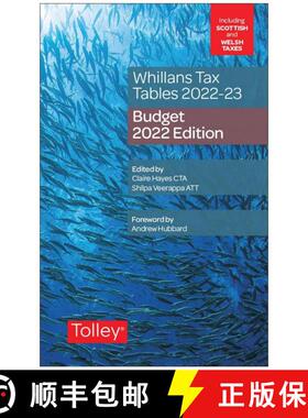 【3-4周达】Whillans's Tax Tables 2022-23 (Budget edition) [9781474321174]