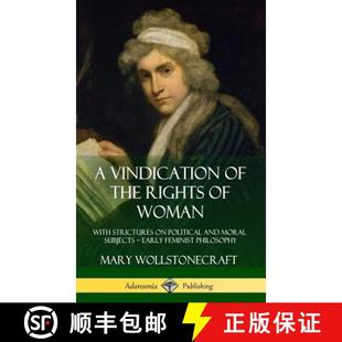 Woman and With Strictures Vindication the 9781387905874 Subjects Ea... Rights Political Moral 4周达