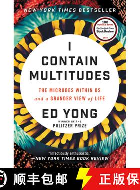 【3-4周达】I Contain Multitudes: The Microbes Within Us and a Grander View of Life [9780062368607]