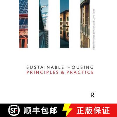 【3-4周达】Sustainable Housing: Principles and Practice [9781138145221]