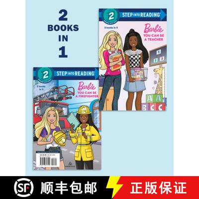 【3-4周达】精装 You Can Be a Teacher/You Can Be a Firefighter (Barbie) [9780593648216]