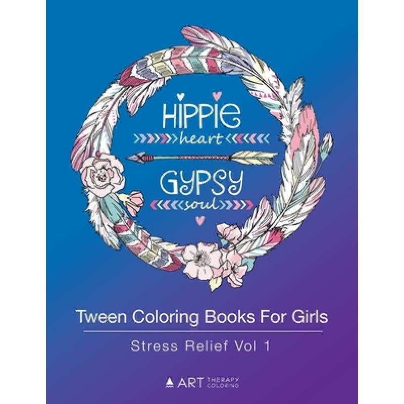 预订 tween coloring books for girls: stre. [9781641261814]