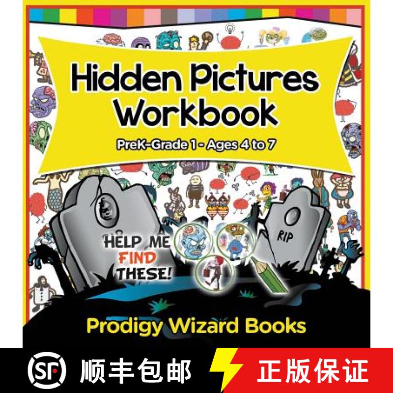 【2-3周达】Hidden Pictures Workbook | PreK-Grade 1 - Ages 4 to 7 [9781683230830]