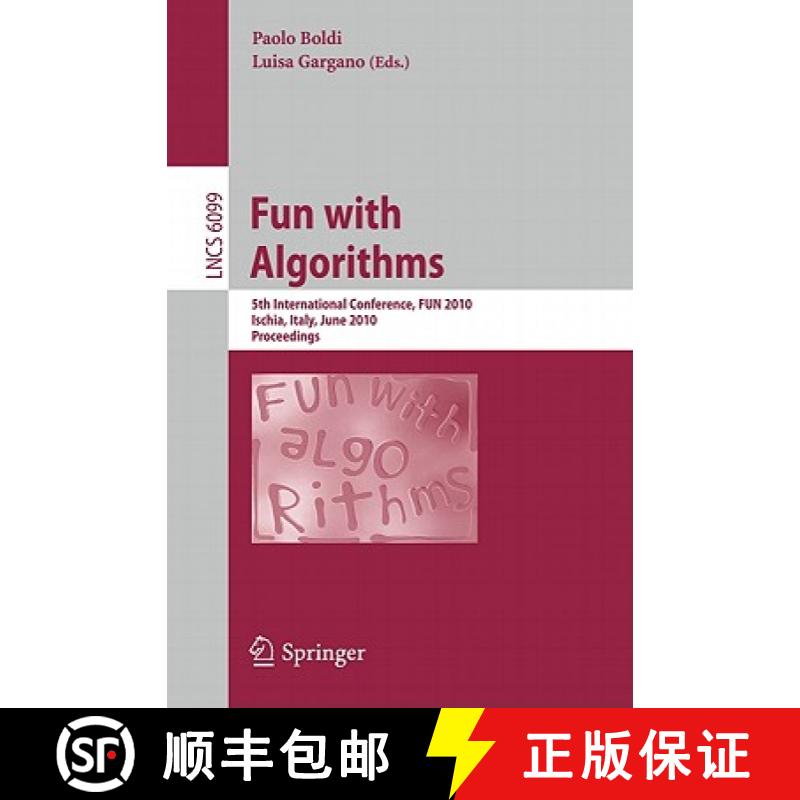 【3-4周达】Fun with Algorithms : 5th International Conference, FUN 2010, Ischia, Italy, June 2-4, 201... [9783642131219]