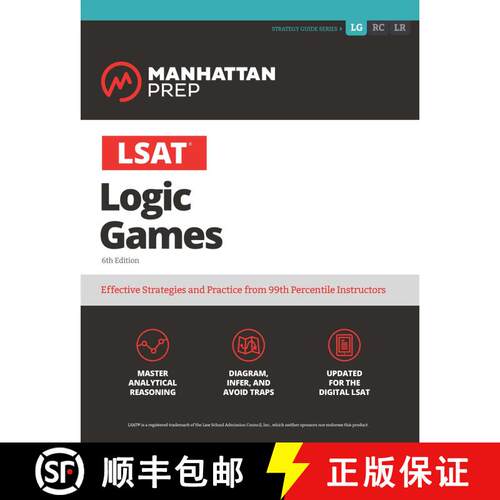 【3-4周达】LSAT Logic Games (Sixth Edition) [9781506265629]