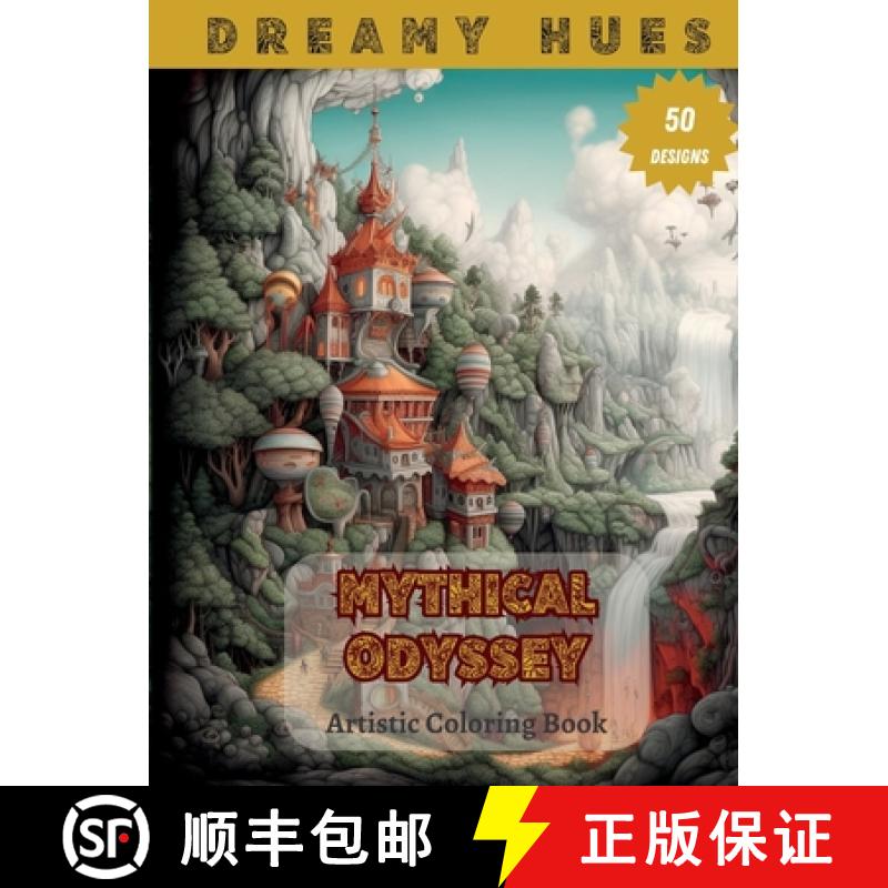 【3-4周达】Mythical Odyssey: Artistic coloring book [9780645864342]