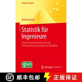 【3-4周达】Statistik für Ingenieure: Wahrscheinlichkeitsrechnung und Datenauswertung endlich verstä... [9783642548567]