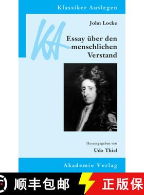 预订 John Locke: Essay über den menschlichen Verstand [9783050044811]