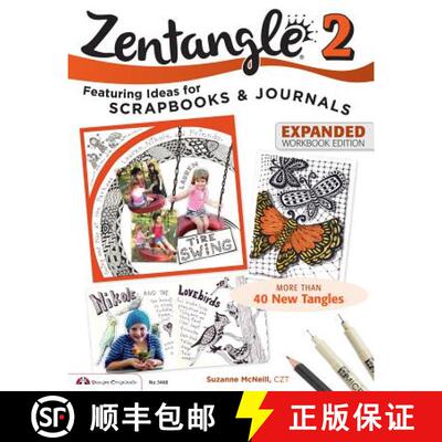 【3-4周达】Zentangle 2, Expanded Workbook Edition [9781574219104]