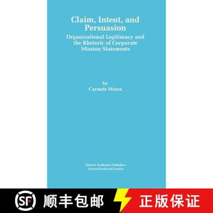 Intent Organizational Claim Corporate 9780792385455 and 4周达 the Legitimacy Persuasion Mi... Rhetoric