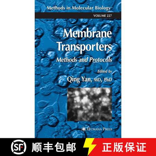 【3-4周达】精装 Membrane Transporters : Methods and Protocols [9781588291042]