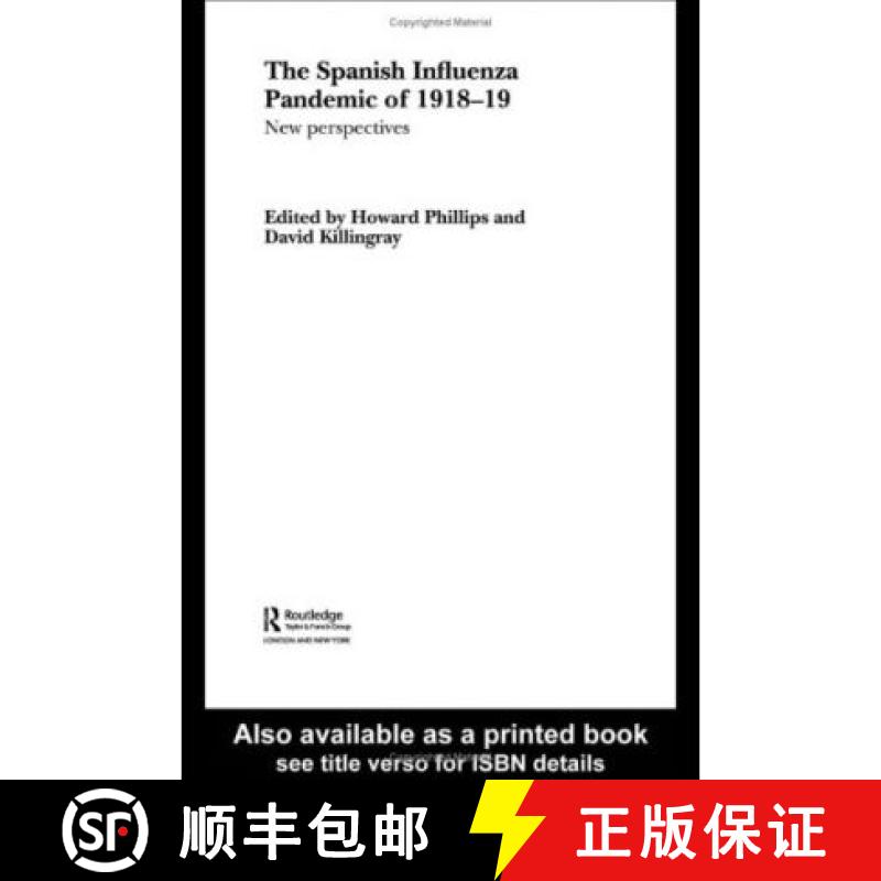 【3-4周达】The Spanish Influenza Pandemic of 1918-1919: New Perspectives [9780415234450]