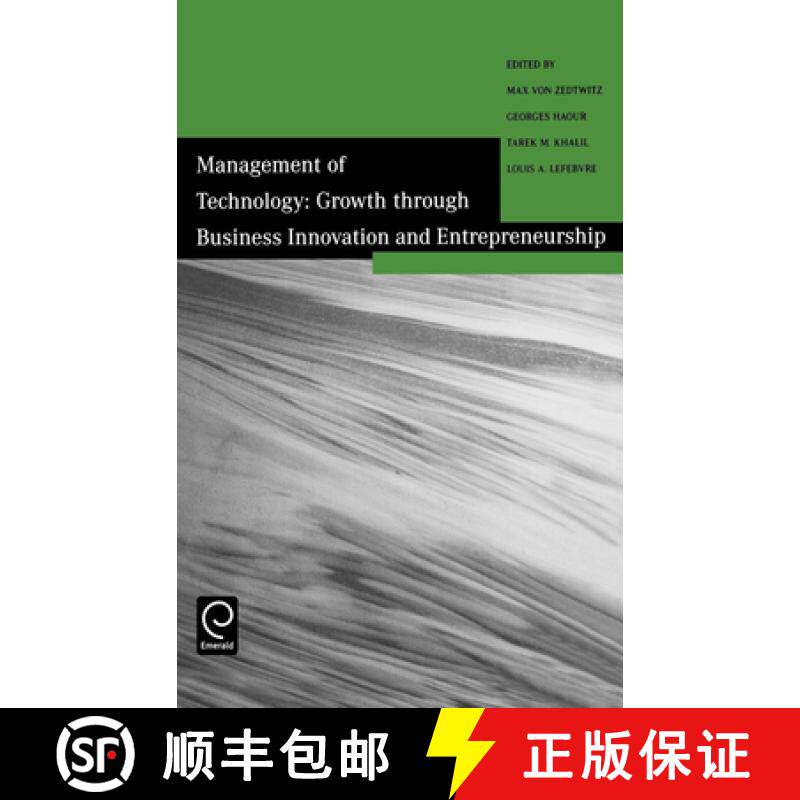 【3-4周达】精装 Management of Technology – Growth Through Business Innovation and Entrepreneurship [9780080441368]图片